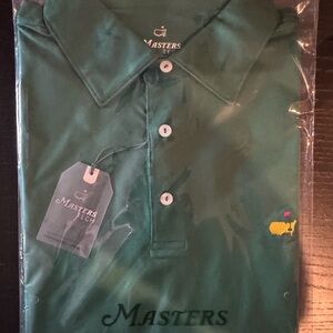 Masters Tech Green Polo Shirt